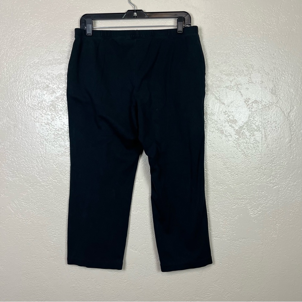 5 for $30 Croft & barrow women elástico waist cotton comfort cropped black pants